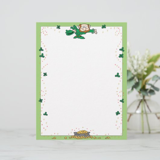 Leprechaun Letterhead (Standing Front)