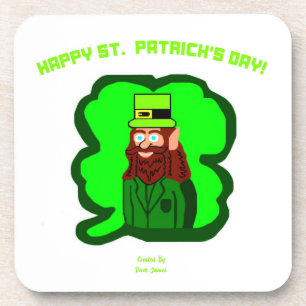 Leprechaun Magic Hard Plastic Coaster