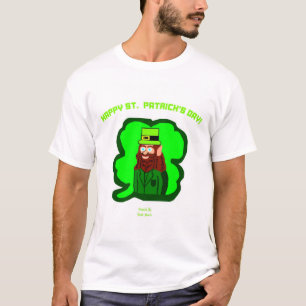 Leprechaun Magic Men's White Basic T Shirt