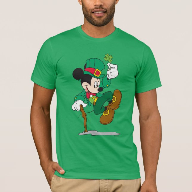 Leprechaun Mickey Mouse | St. Patrick's Day T-Shirt (Front)
