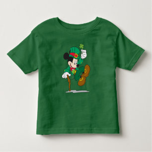 Leprechaun Mickey Mouse St. Patrick's Day Toddler T-shirt