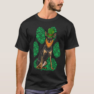 Leprechaun Miniature Pinscher St Patricks Day Sham T-Shirt