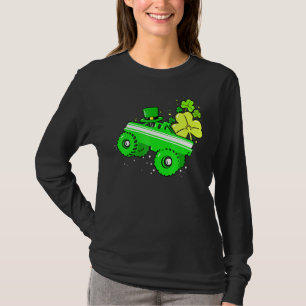 Leprechaun Monster Truck Shamrock St Patrick Day B T-Shirt
