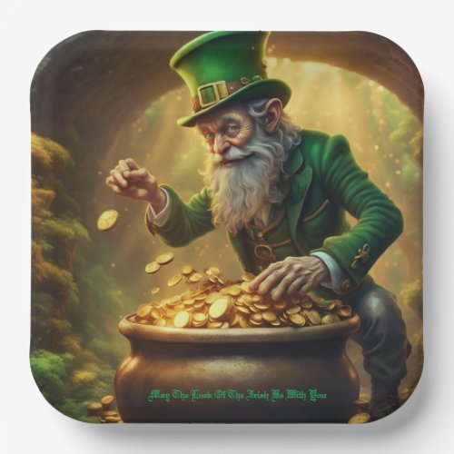 Leprechaun Paper Plates