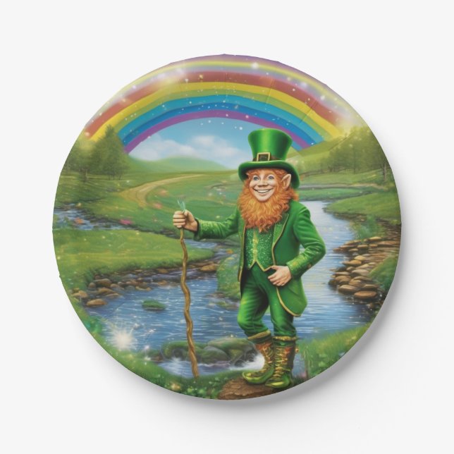 Leprechaun Paper Plates (Front)