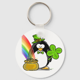 Leprechaun Penguin Keychain