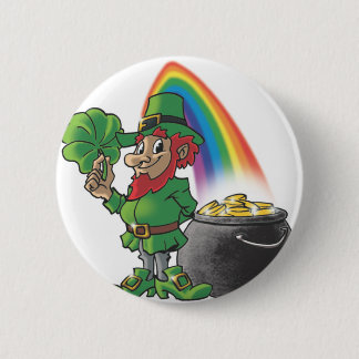 Leprechaun Pinback Button