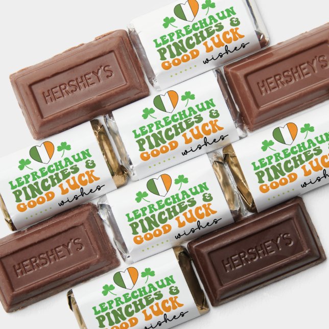 Leprechaun Pinches & Good Luck Wishes Hershey's Miniatures (Assorted)