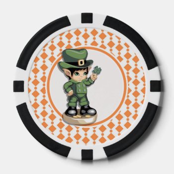 Leprechaun Poker Chips by doozydoodles at Zazzle