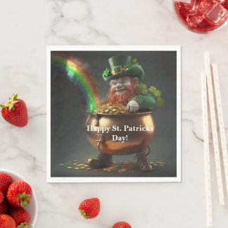 Leprechaun Pot Of Gold  Napkins