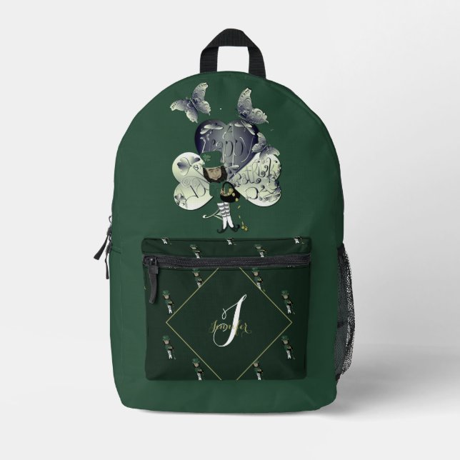 Leprechaun Print Cut Sew Bag (Front)