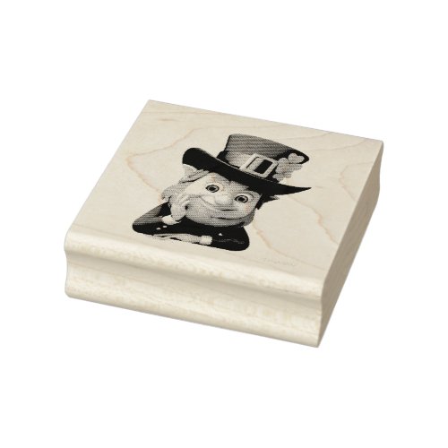 Leprechaun Rubber Stamp