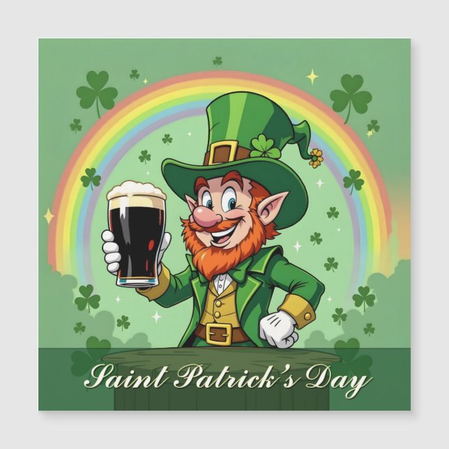 Leprechaun’s Cheers Beneath the Rainbow (Front)