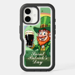 Leprechaun’s Cheers Beneath the Rainbow iPhone 16 Case
