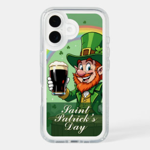 Leprechaun’s Cheers Beneath the Rainbow iPhone 16 Case