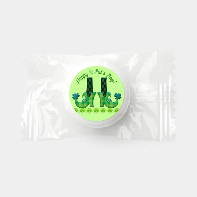 Leprechaun Shoes St Patrick's Day Life Saver® Mints (Front)