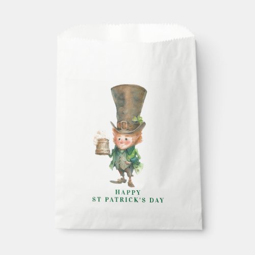 Leprechaun  St Patricks Day Favor Bag