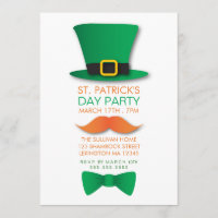 Leprechaun St. Patrick's Day Invitation