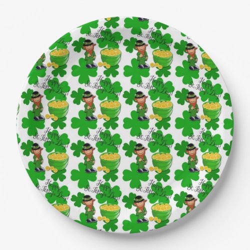 Leprechaun St Patricks Day Paper Plates 9