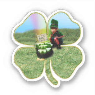 Leprechaun St. Patrick's Day Sticker