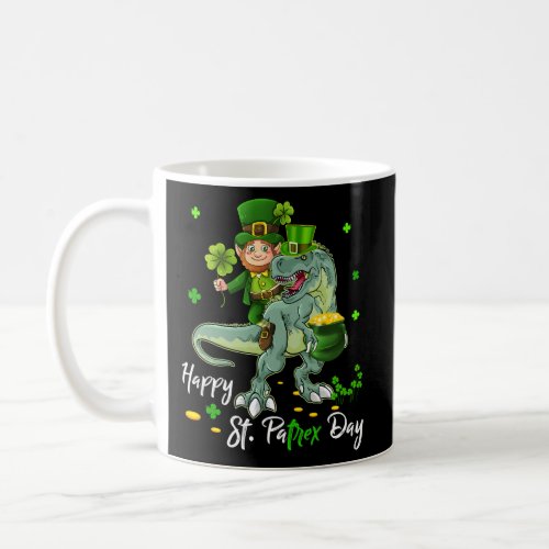 Leprechaun St Patricks Day Toddler Dinosaur Coffee Mug