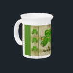 Leprechaun St. Patrick's Porcelain Pitcher<br><div class="desc">So,  you're trying to decide on the best gift for St. Patrick's day and you thought of a pitcher? Perhaps my original graphics on Zazzle's custom products is just what you're looking for!</div>