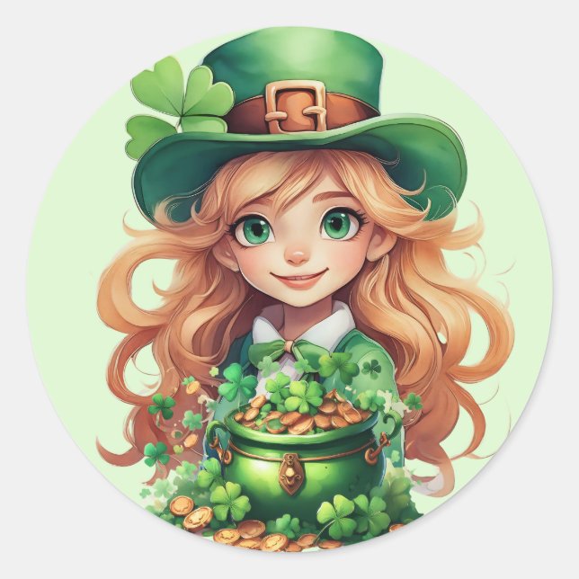 Leprechaun sticker (Front)