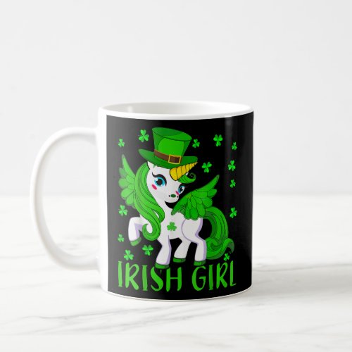 Leprechaun Unicorn Lepricorn Irish Girl   Coffee Mug