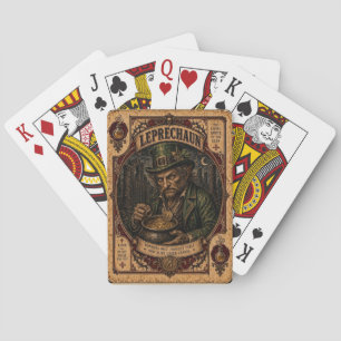 Leprechaun, Vintage Circus Monsters Poker Cards