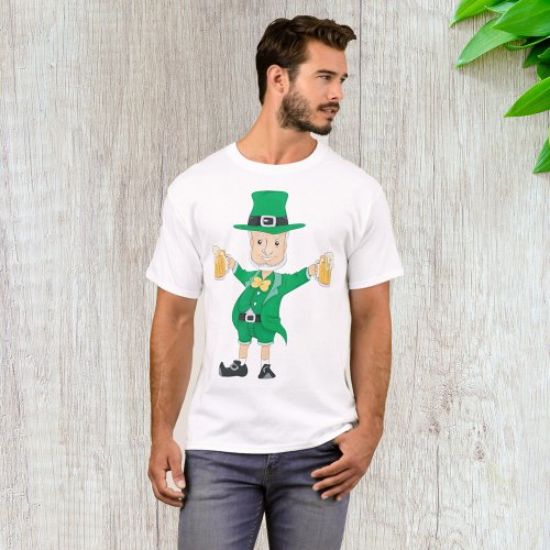 Leprechaun With Beer T_Shirt