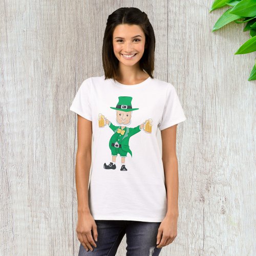 Leprechaun With Beer T_Shirt
