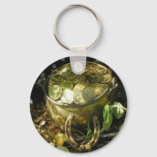 Leprechaun's Pot of Gold! Keychain