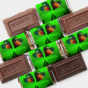 Leprechauns St Patrick add vour photo personalized Hershey's Miniatures
