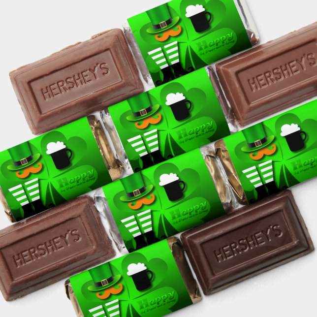 Leprechauns St Patrick personalized Hershey's Miniatures (Assorted)