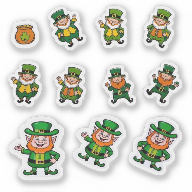 Leprechauns Sticker (Front)