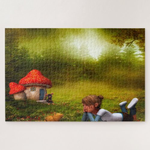 Leprechauns where the little people Live Ireland Jigsaw Puzzle