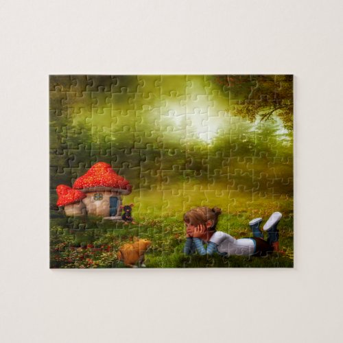 Leprechauns where the little people Live Ireland Jigsaw Puzzle