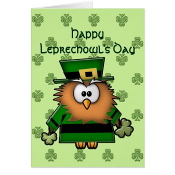 Leprechowl by just_owls at Zazzle