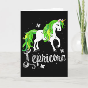 Lepricorn Leprechaun Unicorn St Patricks Day Kids Card