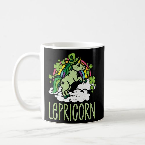 Lepricorn Leprechaun Unicorn St Patricks Day Toddl Coffee Mug