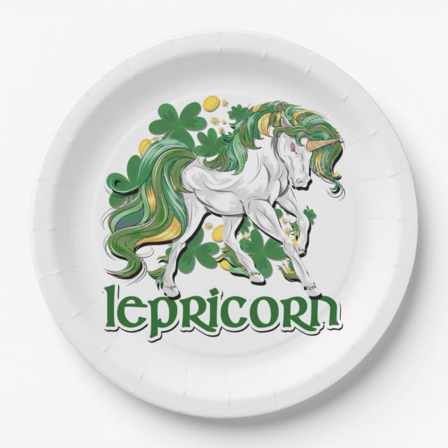 Lepricorn Paper Plates (Front)