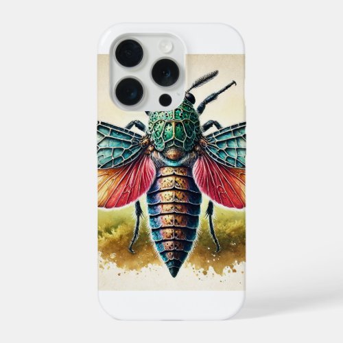 Lepturginus Insect Dorsal View 180624IREF124 _ Wat iPhone 15 Pro Case