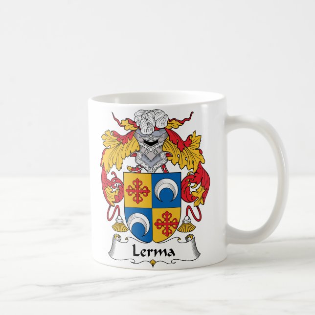 Lerma Family Crest Coffee Mug (Right)
