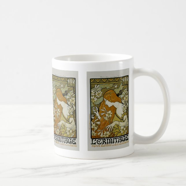 L'Ermitage Art Nouveau Coffee Mug (Right)