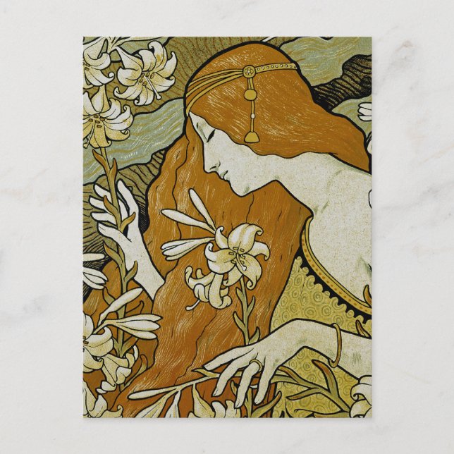 L'Ermitage Art Nouveau Postcard (Front)