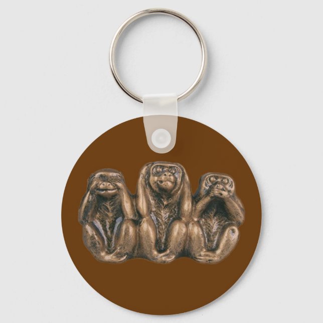 les 3 singes keychain (Front)