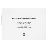 Les Alpilles (F724) Van Gogh Fine Art (Back Horizontal)