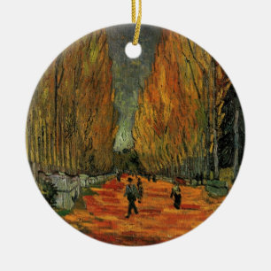 Les Alyscamps (Cemetery) by Vincent van Gogh Ceramic Ornament