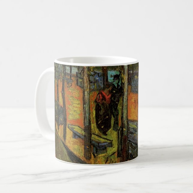 Les Alyscamps (Cemetery) by Vincent van Gogh Coffee Mug (Front Left)