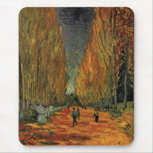 Les Alyscamps (Cemetery) by Vincent van Gogh Mouse Pad